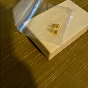 14 carat Gold Stud Earrings NWOT